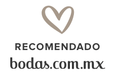 Recomendado en Bodas.com.mx